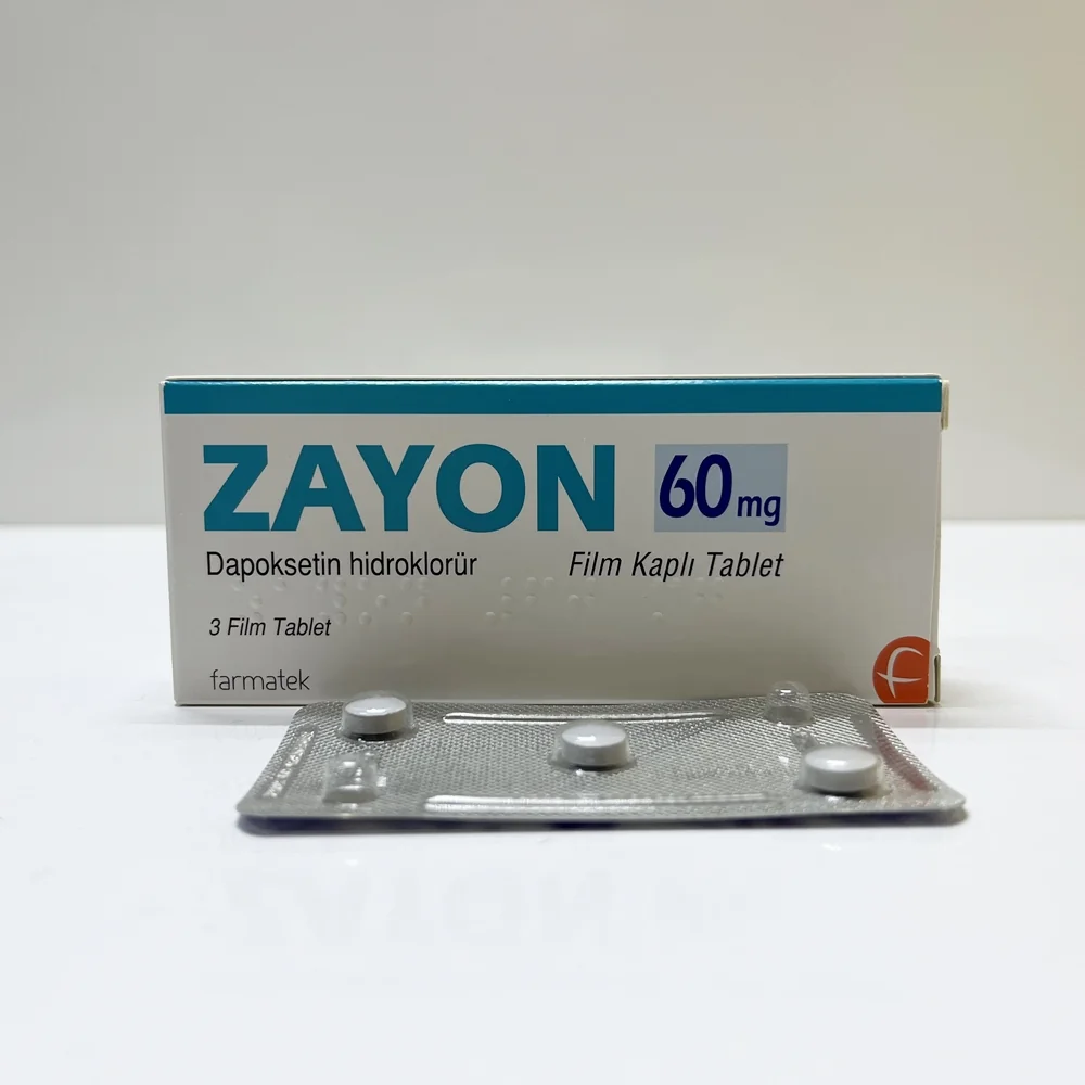 zayon 60 mg dapoksetin